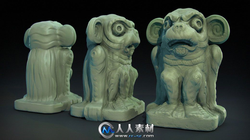 《Maya与Zbrush雕刻整合视频教程》Digital-Tutors Sculpting Integration Concepts