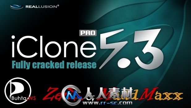 《3D动画编辑软件V5.3版+资料包》Reallusion iClone 5.3 Pro with Resource Pack a...