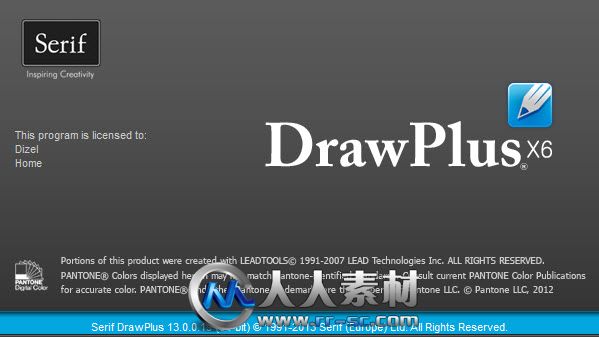 《矢量绘图软件X6版》Serif DrawPlus X6