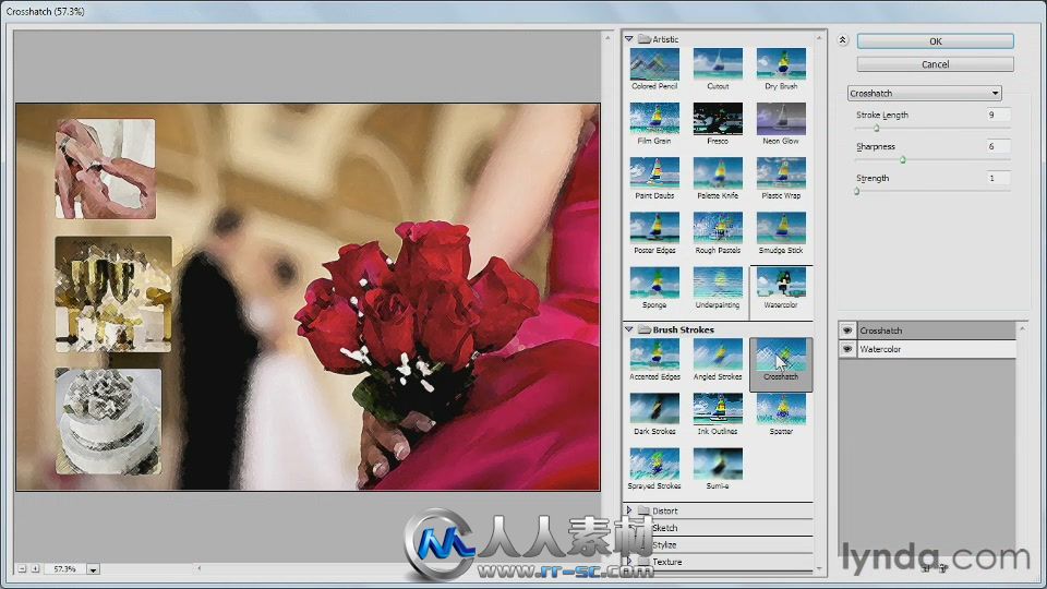 《Photoshop Elements 11基础入门视频教程之创意特效》Lynda.com Photoshop Elemen...