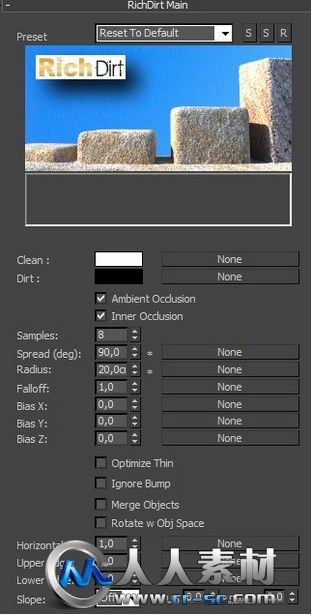 《3dsmax建筑外观控制渲染插件V2版》RichDirt2 RichScene for 3ds Max 2011-2012-2013
