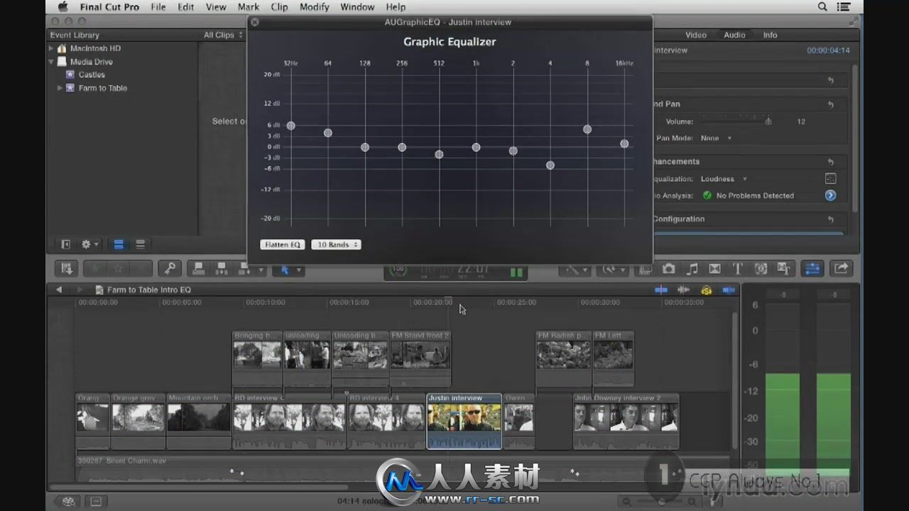 《FCP非编剪辑基础训练视频教程》Lynda.com Final Cut Pro X Essential Training