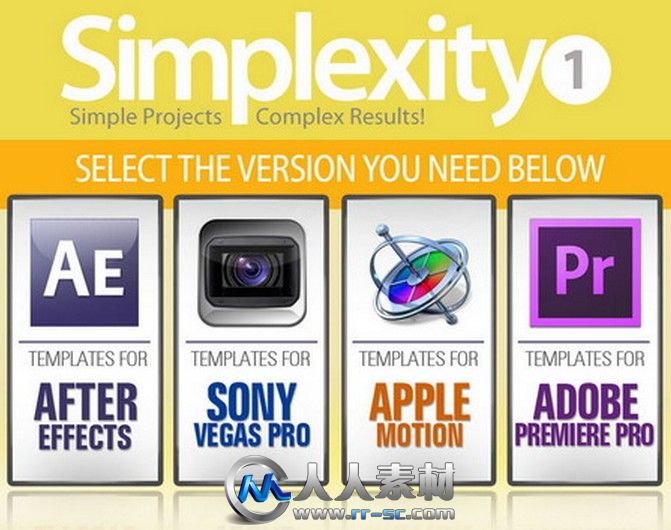 《DJ高效简洁PR模板系列Vol.1》Digital Juice Simplexity Collection 1 for Adobe ...