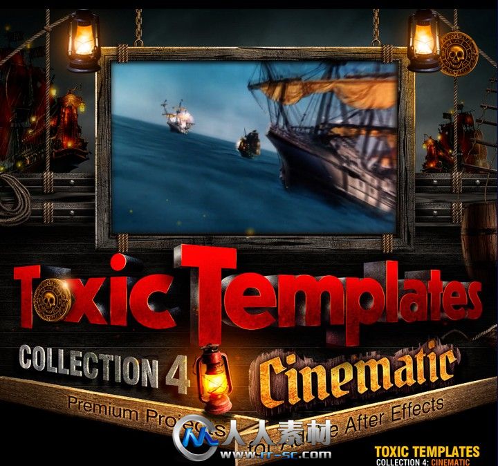 《DJ超强Toxic系列AE模板合辑Vol.4》Digital Juice Toxic Templates Collection 4 ...