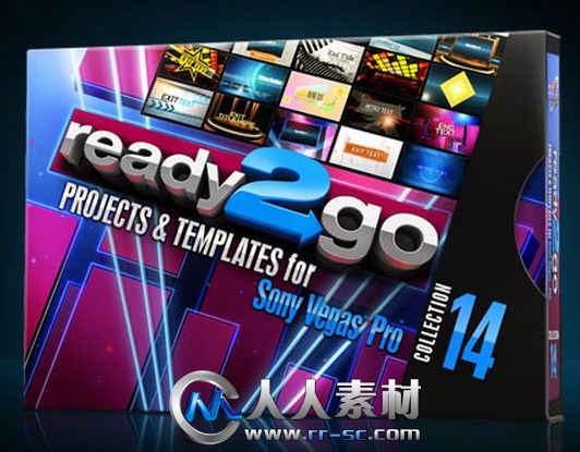 《DJ最强Vegas模板合辑Vol.14》Digital Juice Ready2Go Collection 14 for Sony Ve...