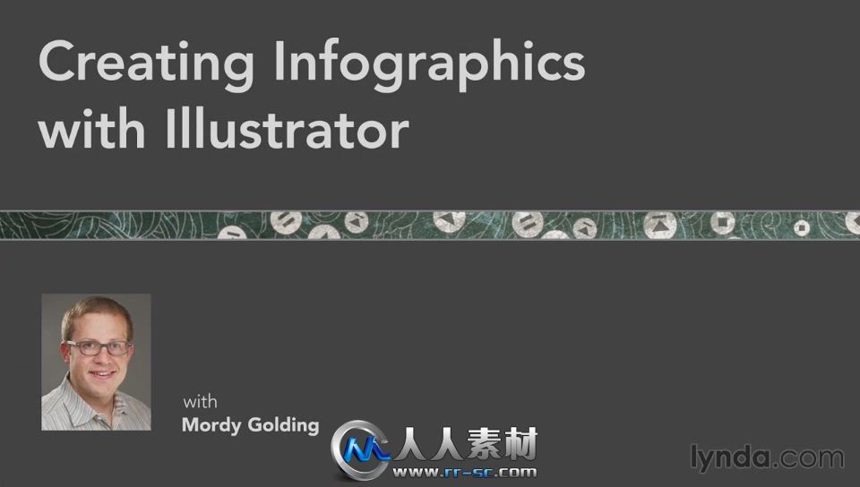 《Illustrator数据可视化视频教程》Lynda.com Creating Infographics with Illustr...