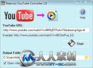 《Youtube视频转换软件》(Naevius YouTube Converter)v2.9[压缩包]