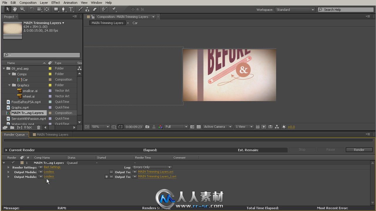 《AE渲染技巧10则视频教程》Digital-Tutors 10 Tips for Rendering Like a Pro in ...