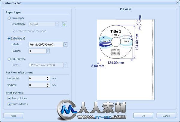 《CD/DVD标签封面制作工具》(RonyaSoft CD DVD Label Maker)v3.01.15[压缩包]