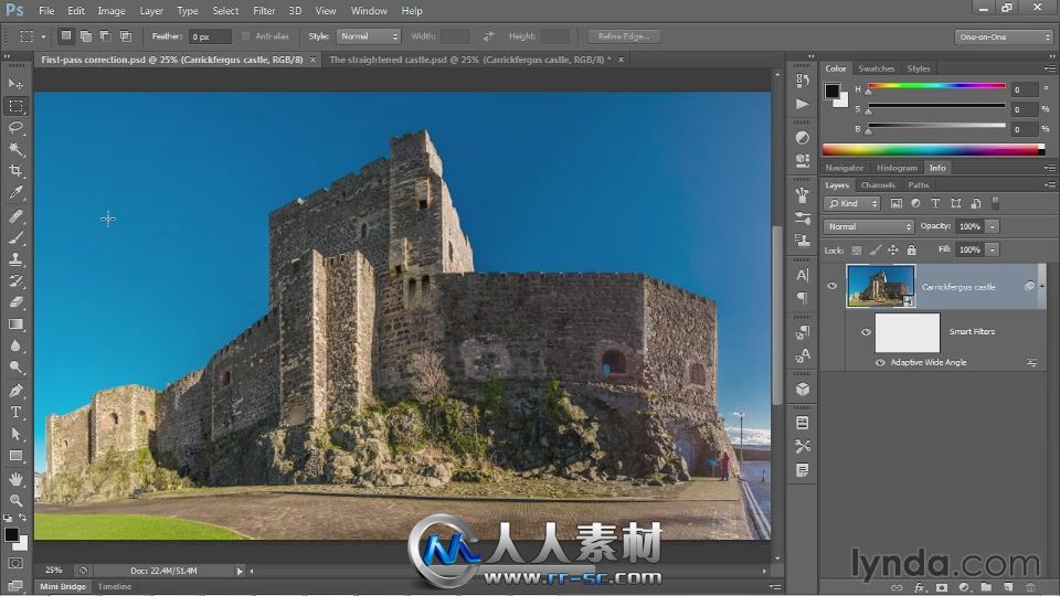 《PS CS6一对一完全掌握视频教程》Lynda.com Photoshop CS6 One-on-One Mastery