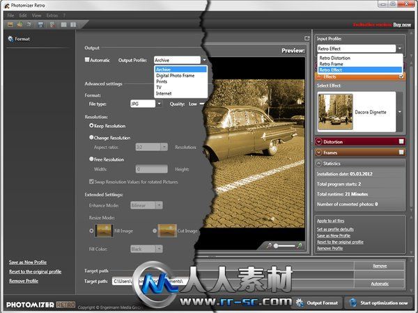 《图像效果模拟软件》(Engelmann Media Photomizer Retro)v2.0.12.915 Multilangua...