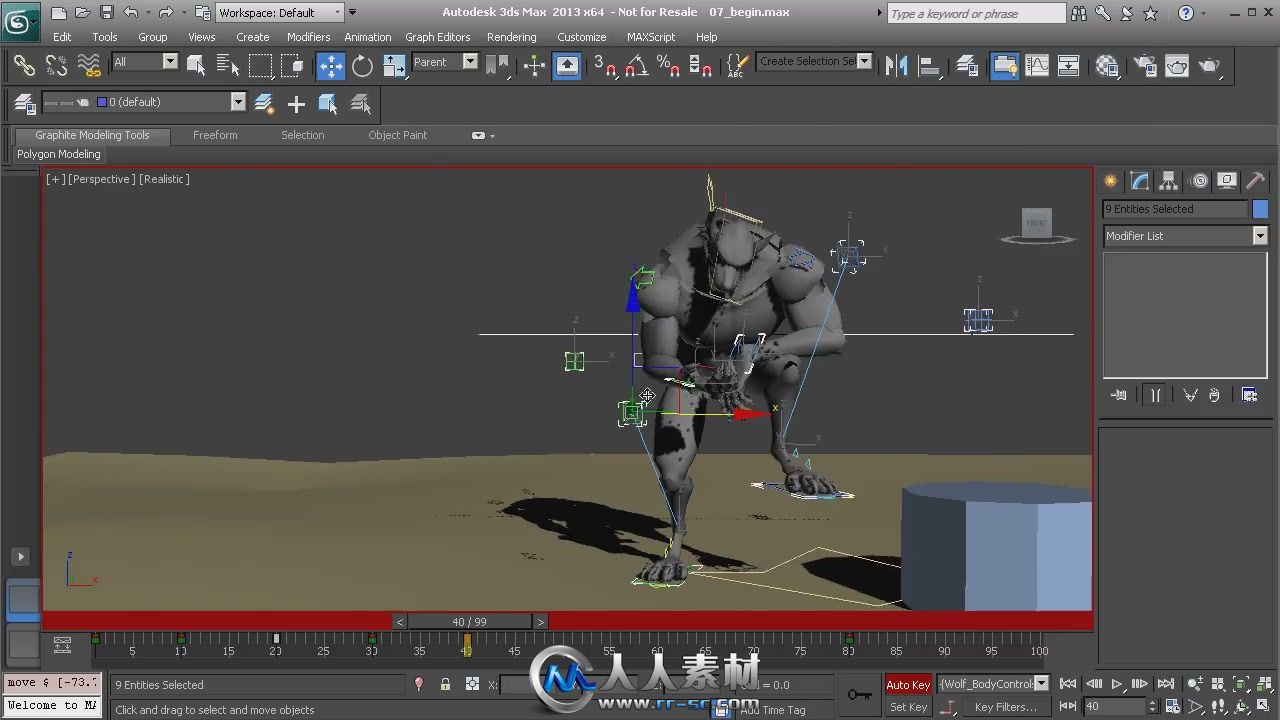《3dsMax动画技术视频教程》Digital-Tutors Animation Blocking Techniques in 3ds...