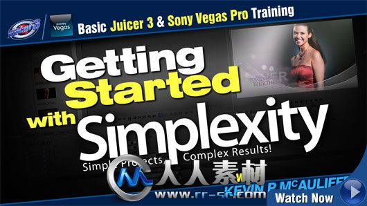 《DJ高效简洁Vegas模板系列Vol.1》Digital Juice Simplexity Collection 1 for Son...