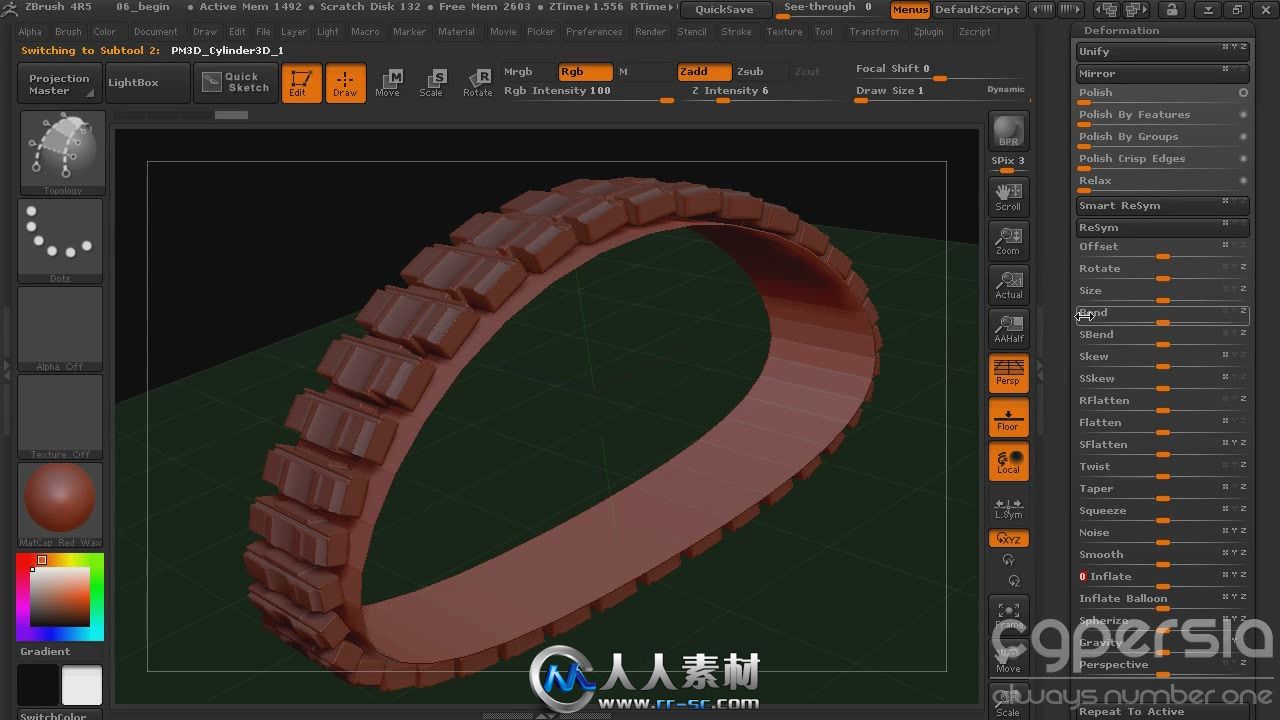 《ZBrush中MicroMesh使用技术视频教程》Digital-Tutors MicroMesh Techniques in Z...