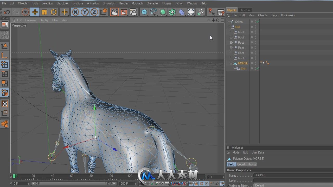 《C4D守护神电影特效视频教程》Expecto Patronum Tutorial in Cinema 4D