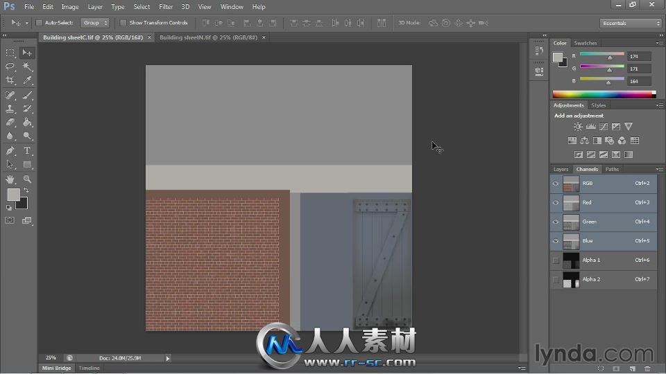 《Maya与Mudbox游戏纹理贴图视频教程》Lynda.com Texturing for Games in Maya Mud...