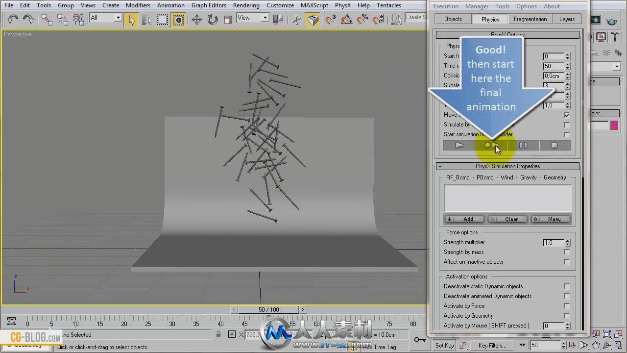 《3dsmax生锈铁钉制作视频教程》CG Blog RUSTY NAILS Full Training