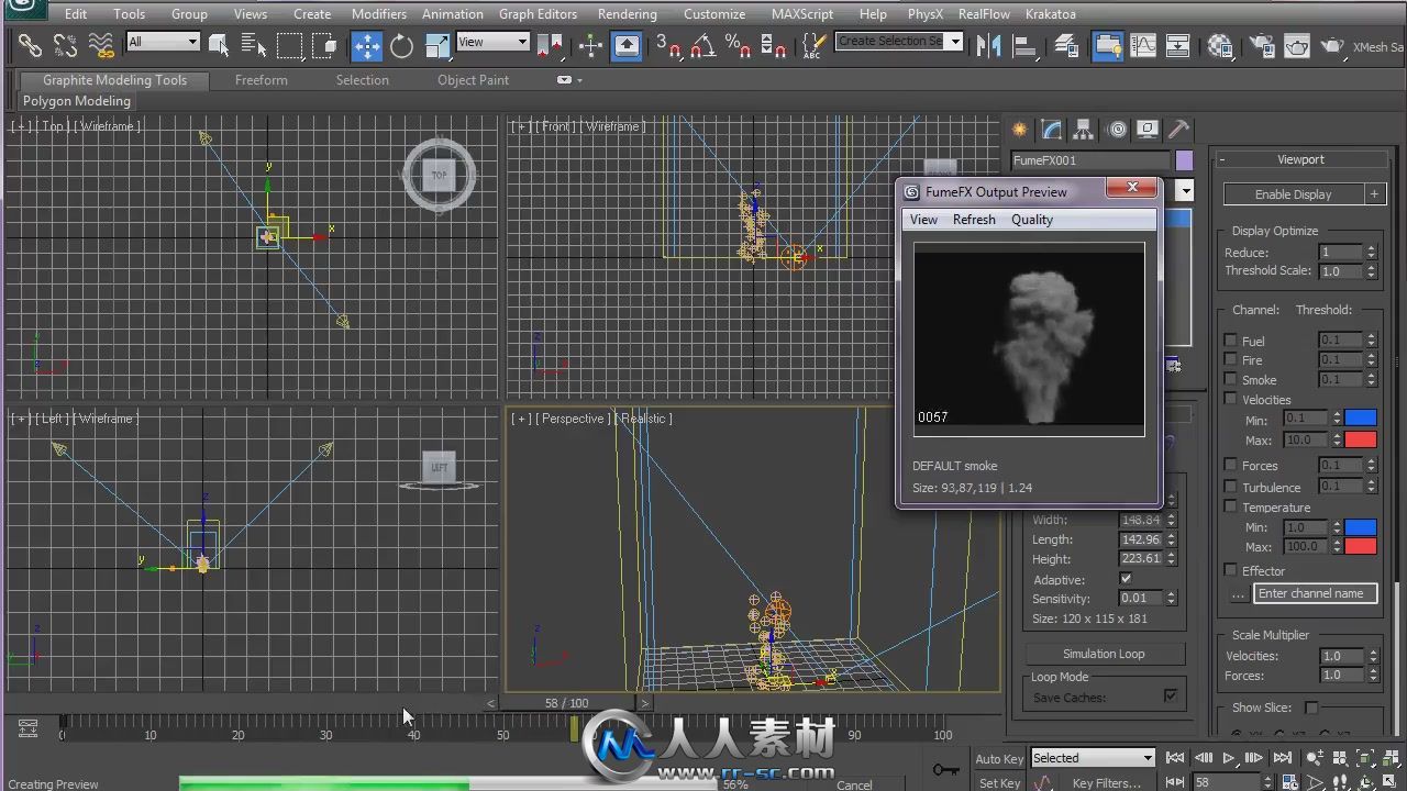 《3dsMax与FumeFX制作不同类型爆炸特效视频教程》Digital-Tutors Exploring Differ...