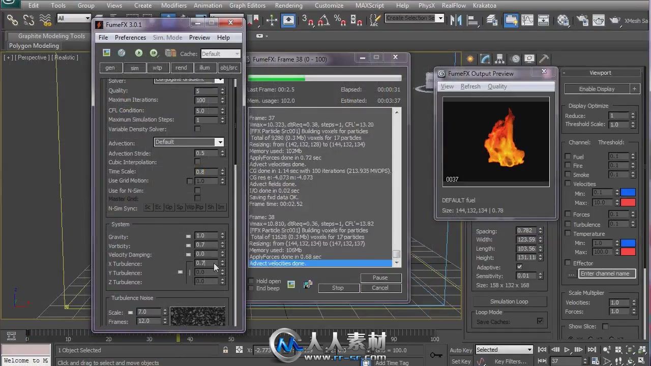 《3dsMax与FumeFX制作不同类型爆炸特效视频教程》Digital-Tutors Exploring Differ...