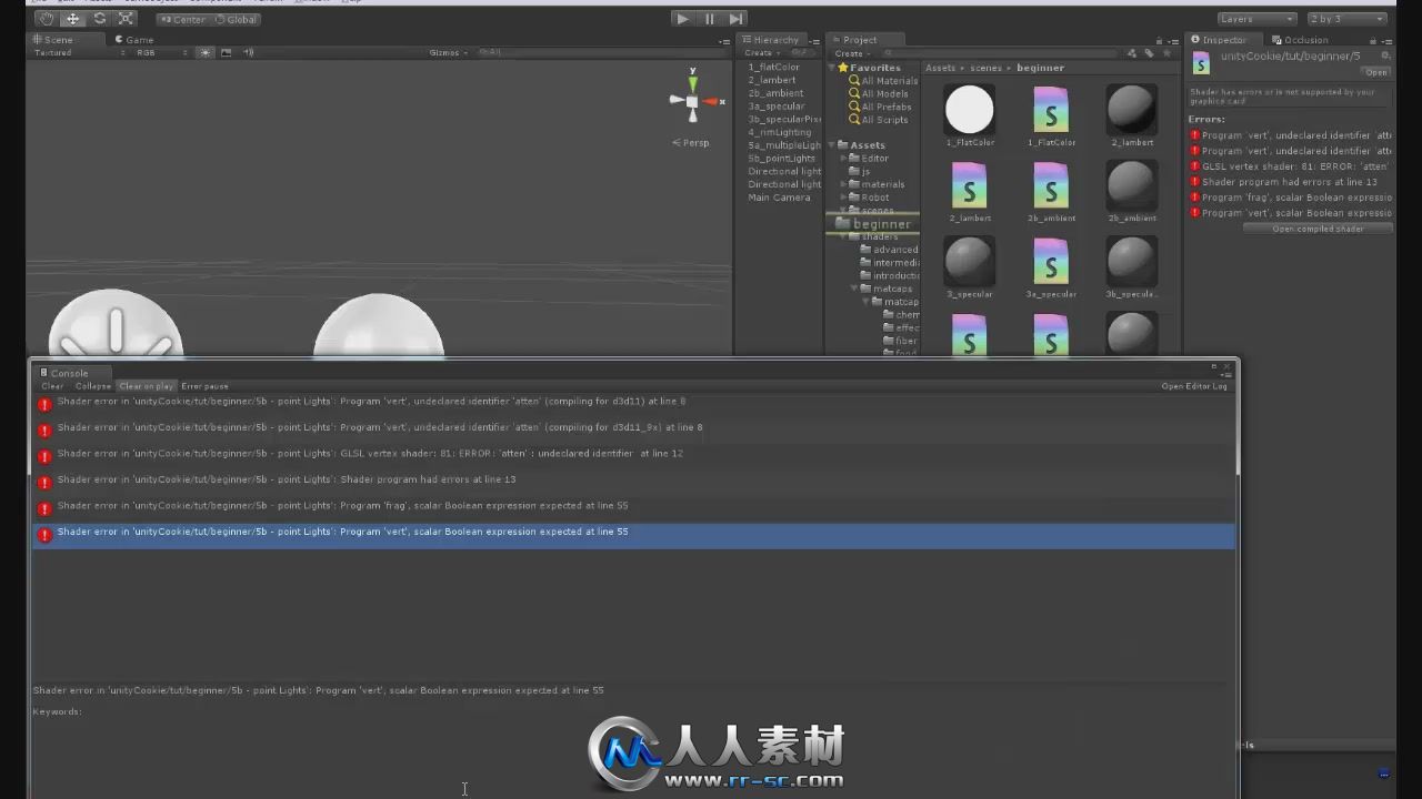 《Unity4从入门到精通视频教程-初级篇》CG Cookie Noob to Pro Shader writing for...