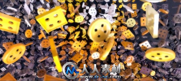 《3dsmax降落纽扣制作视频教程》CG Cookie Exclusive Falling buttons with Box 2