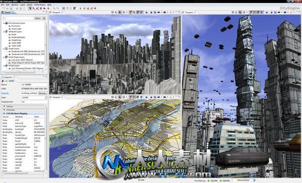 《三维城市建模软件V2012.1版》ESRI CityEngine Advanced v2012.1 120913R Win32 W...