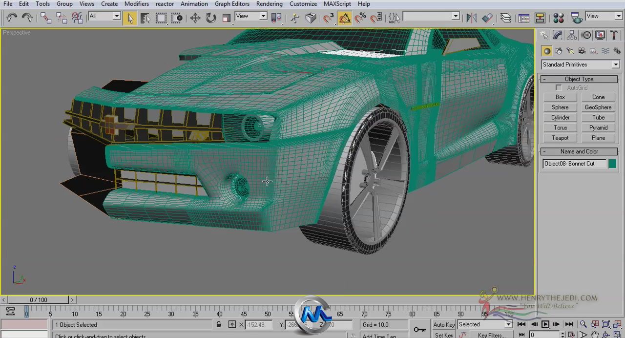 3dsmax变型金刚大黄蜂建模与动画视频教程