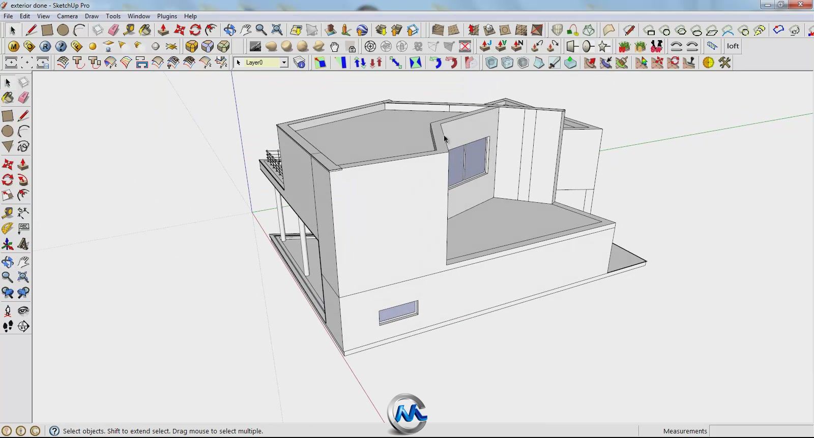 Sketchup三维建筑设计视频教程