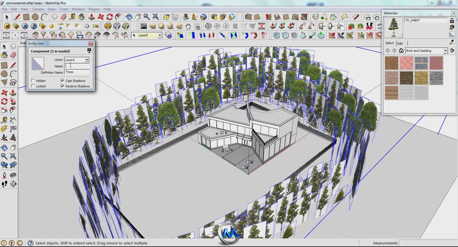 Sketchup三维建筑设计视频教程