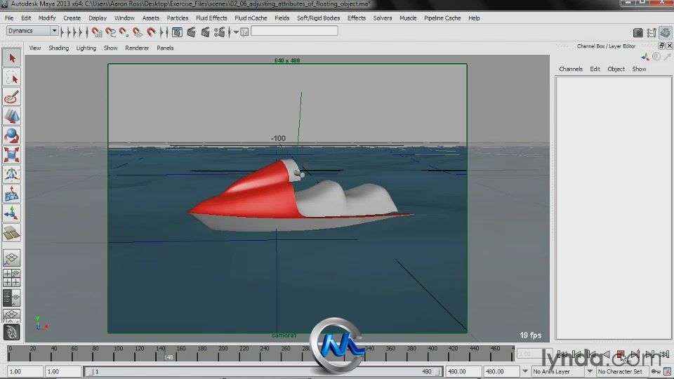 Maya流体特效视频教程 Lynda.com Creating Fluid Effects in Maya