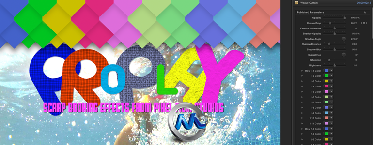 PROPLAY快捷图形文字特效FCPX插件 Pixel Film Studios PROPLAY Plugin for Final C...