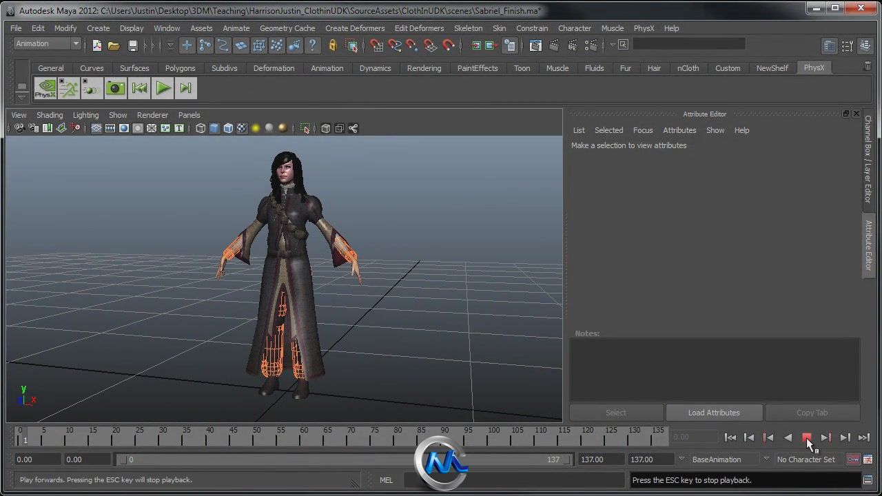 UDK布料制作视频教程 3DMotive Cloth in UDK