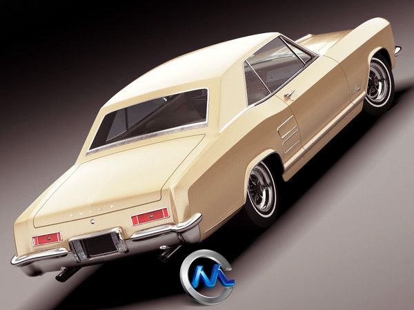 别克Riviera1963轿车3D模型 Turbosquid Buick Riviera 1963