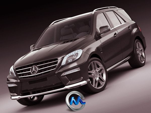 奔驰ML63AMG汽车3D模型 Turbosquid Mercedes ML63 AMG