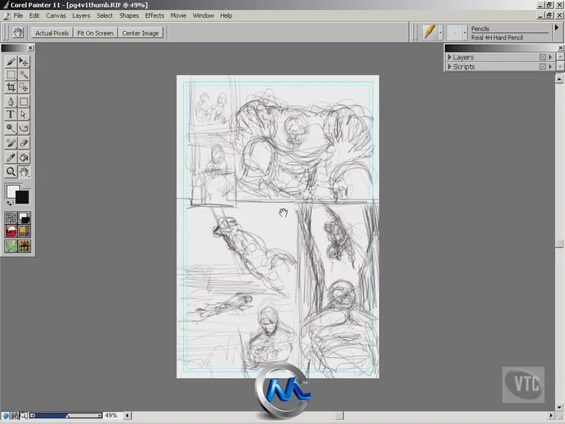 Corel Painter现代数字漫画技术视频教程 VTC.com Creating Modern Comics Course