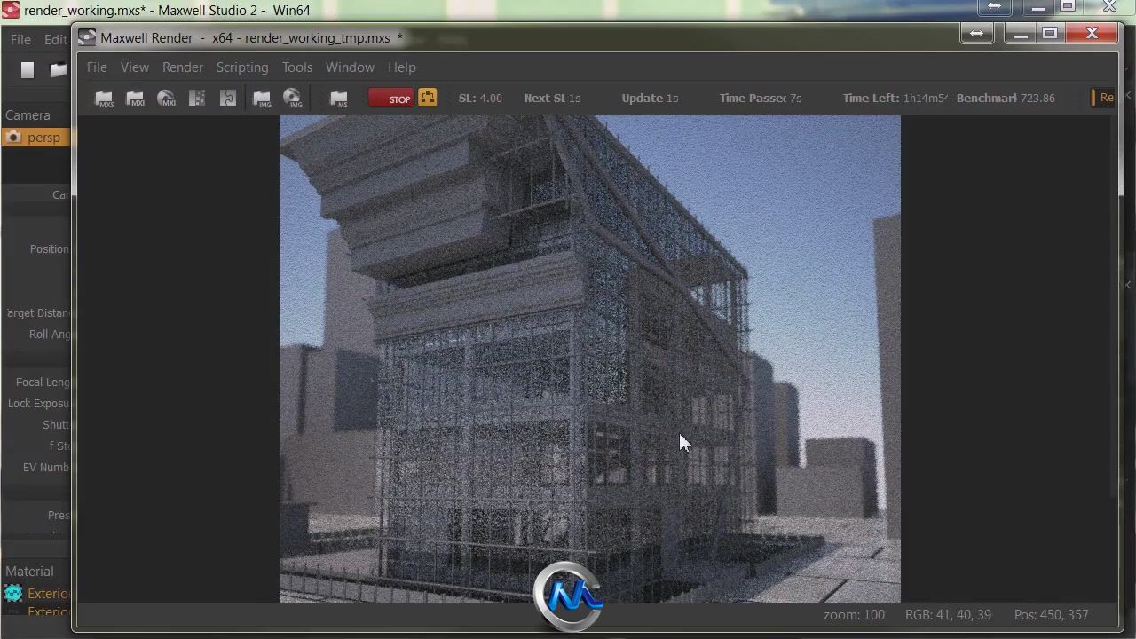 Maya与Maxwell可视化渲染视频教程 Digital-Tutors Quickly Rendering Architectura...