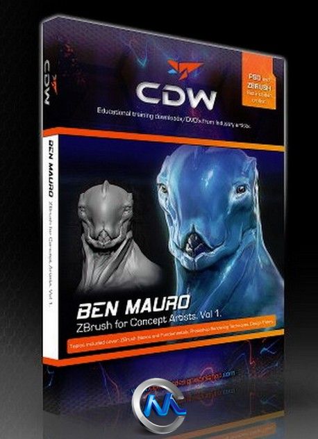 ZBrush雕刻艺术家教程集第一季 Ben Mauro ZBrush for Concept Artists Vol.1