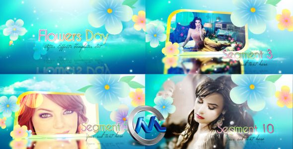 美丽花朵电视包装AE模板 Videohive Flowers Day Promo Worker 2951129