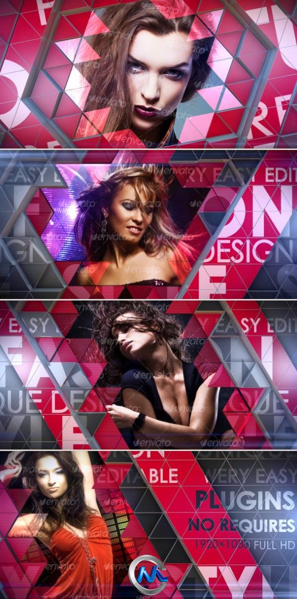 时尚包装板式AE模板 Videohive Fashion Promo 4672290 After Effect Project