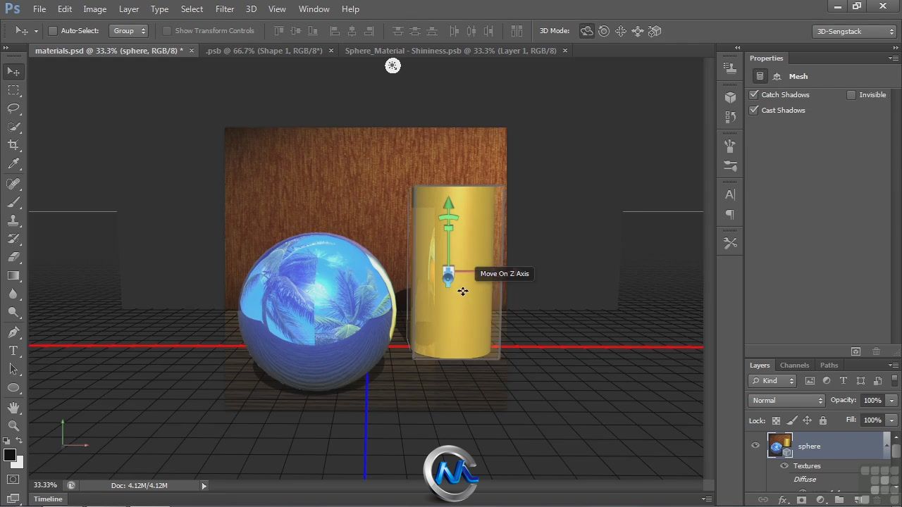 Photoshop三维建模训练视频教程 InfiniteSkills Learning 3D Modeling in Photosho...