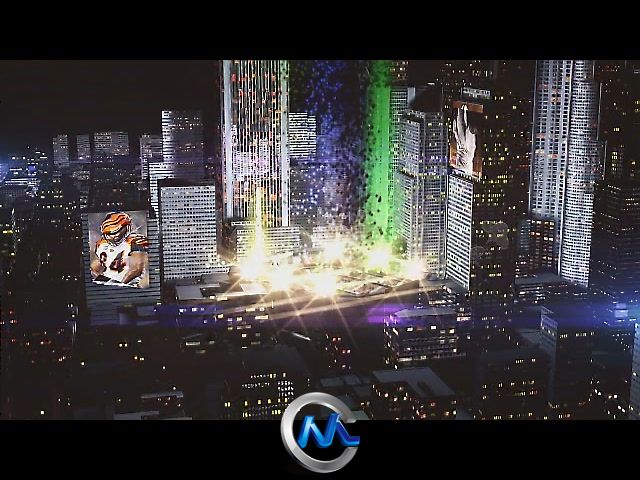 体育球赛开场片头AE模板 VideoHive Football Night Opener 864604 After Effects P...