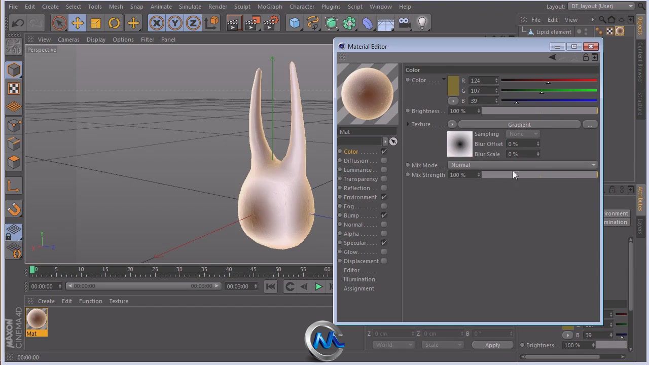 C4D医学特效视频教程 Digital-Tutors Creating a Medical Illustration in CINEMA 4D