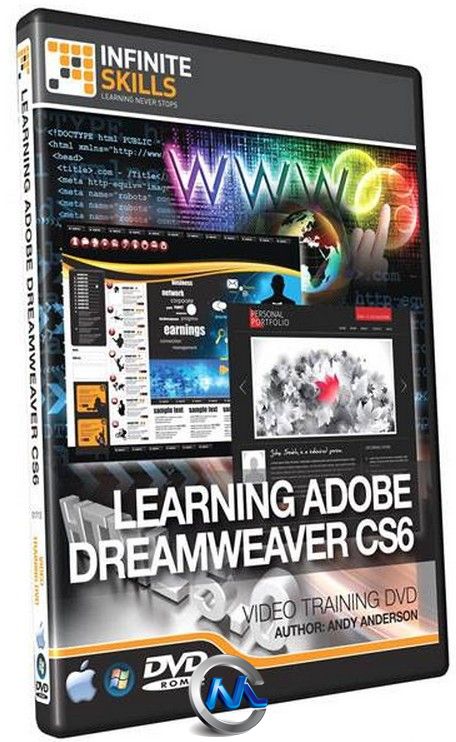 DreamweaverCS6基础训练视频教程 Infiniteskills Learning Adobe Dreamweaver CS6 ...