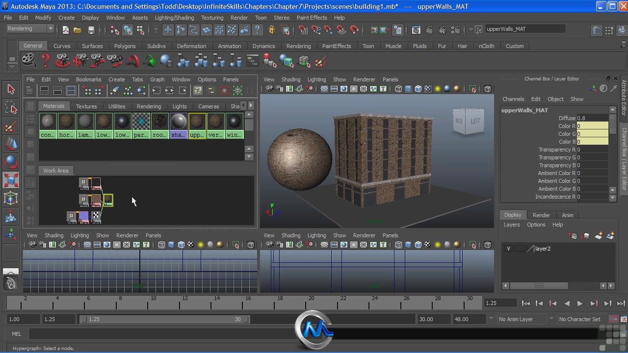 Maya2013基础训练视频教程 InfiniteSkills Learning Autodesk Maya 2013 Training ...