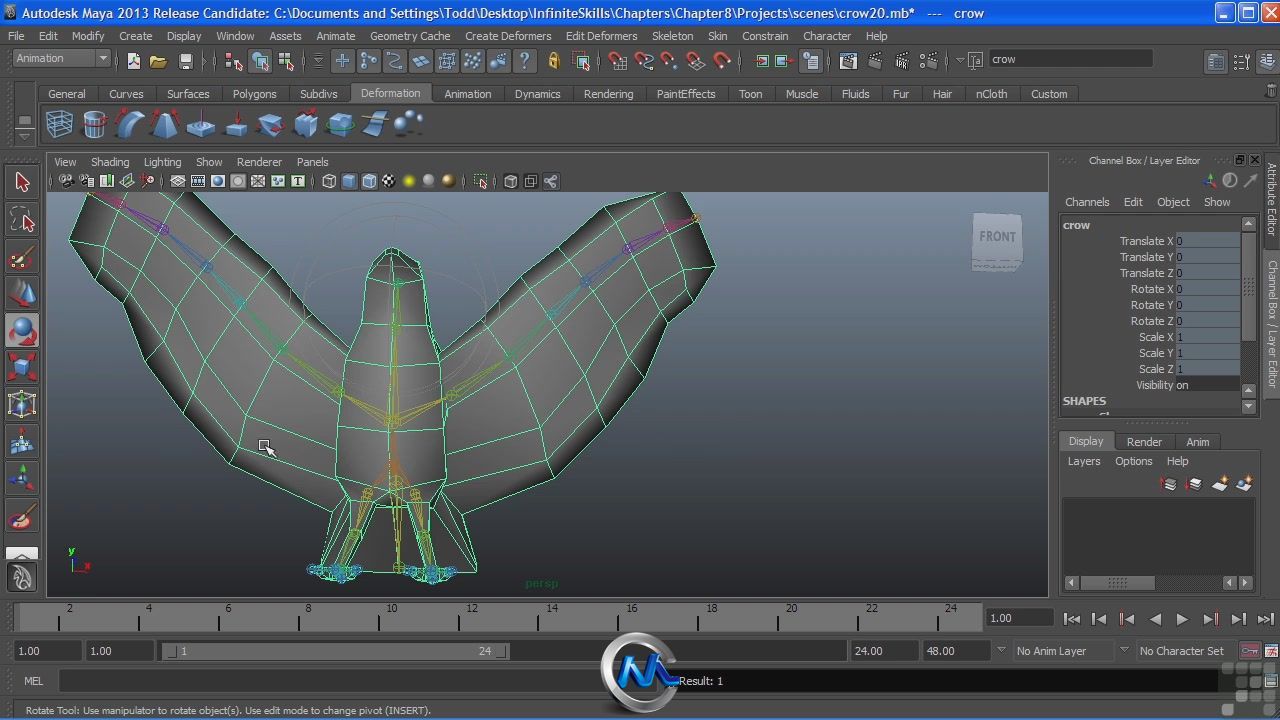 Maya2013基础训练视频教程 InfiniteSkills Learning Autodesk Maya 2013 Training ...