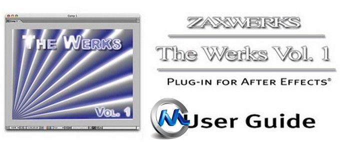 AE渐变背景工具插件V2.0版 Zaxwerks The Werks Volume.1 2.0.0 for After Effects ...