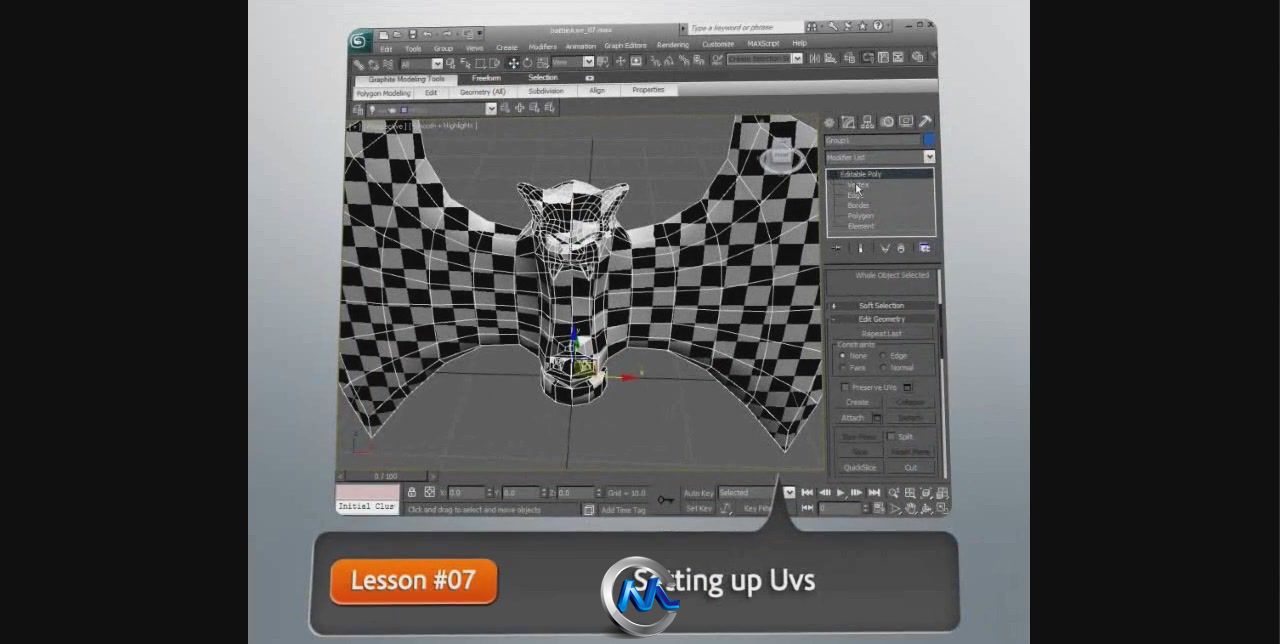 3dsMax修改拓扑结构视频教程 Digital-Tutors Retopologizing Meshes in 3ds Max