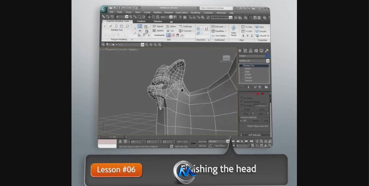 3dsMax修改拓扑结构视频教程 Digital-Tutors Retopologizing Meshes in 3ds Max