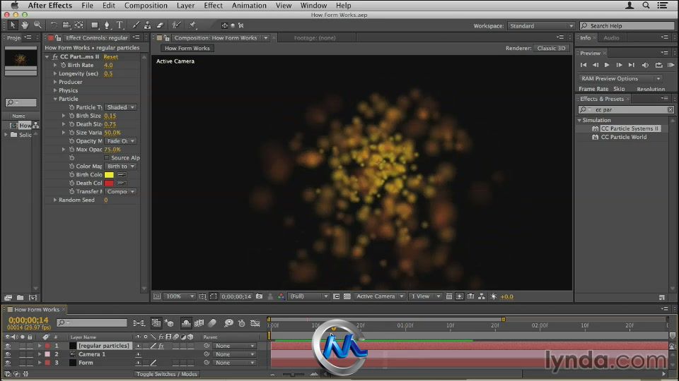 Trapcode Form插件全面训练视频教程 Lynda.com Up and Running with Trapcode Form