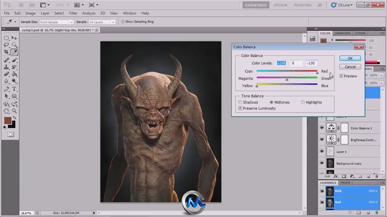 ZBrush恶魔角色制作视频教程 Digital-Tutors Creating a Portfolio-Ready Demon Co...